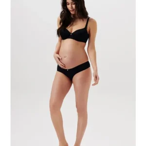 Slip maternité Brazilian Stripe Noir 20N4112