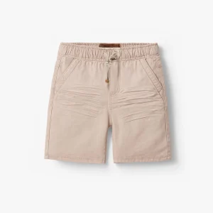 Bermuda beige en denim coupe décontractée, enfant