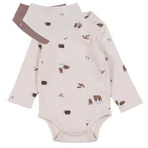 Cache-couche avec bavoir pour bébé F2559-03