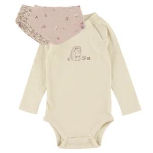 Cache-couche avec bavoir pour bébé F2560-03