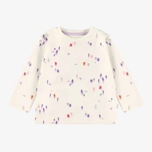 T-shirt crème avec motifs, bébé