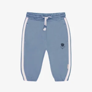 Pantalon bleu style jogger en molleton, bébé