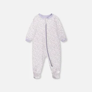 Pyjama bébé Petites Fleurs lilas F30PA40