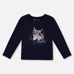 t-shirt Marine Ma licorne d'argent G20G70