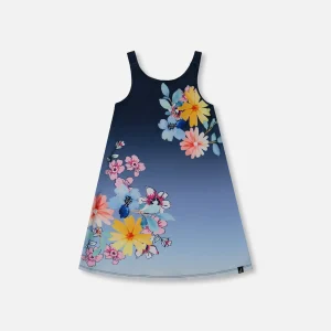 Robe de plage imprimée avec fleurs G30NG29