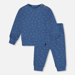 Ensemble Bleu pour bébé  Les 3 ours  H20D11
