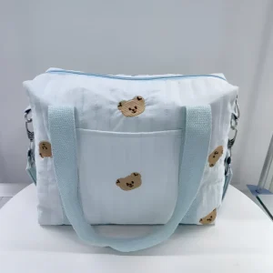 Sac à Langer Bébé en Tissu Matelassé