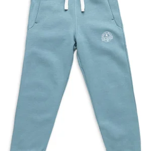 Pantalon unisexe en coton ouaté Bleu