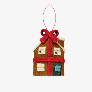 Ornement des Fêtes en feutre – Maison