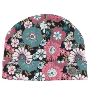Tuque Jersey motif fleurs S22TUJ298