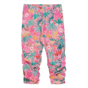 Legging 3/4 à motif pinky pop Jungle asiatique S2402-04