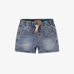 Bermuda bleu en denim, bébé