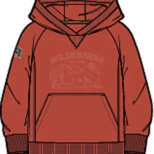 Chandail à capuchon L'ouest sauvage S2603-04 (prévente)