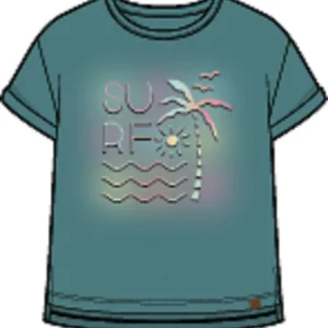 T-shirt sarcelle ALOHA S2604-09 (prévente)