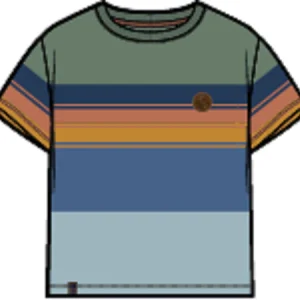 T-shirt rayé Tout terrain S2605-03 (prévente)