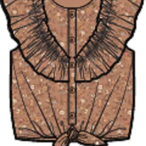 Blouse Le club des cowgirls S2606-12 (prévente)