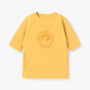 T-shirt de bain jaune, enfant