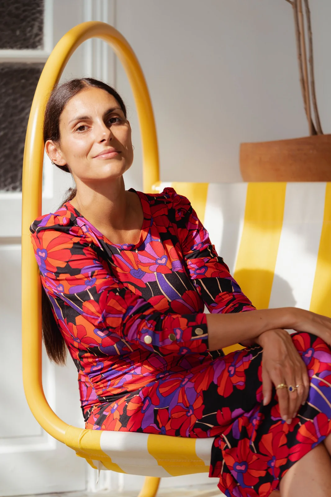 Thelma - Robe Femme Enceinte Flower Power – Image 6