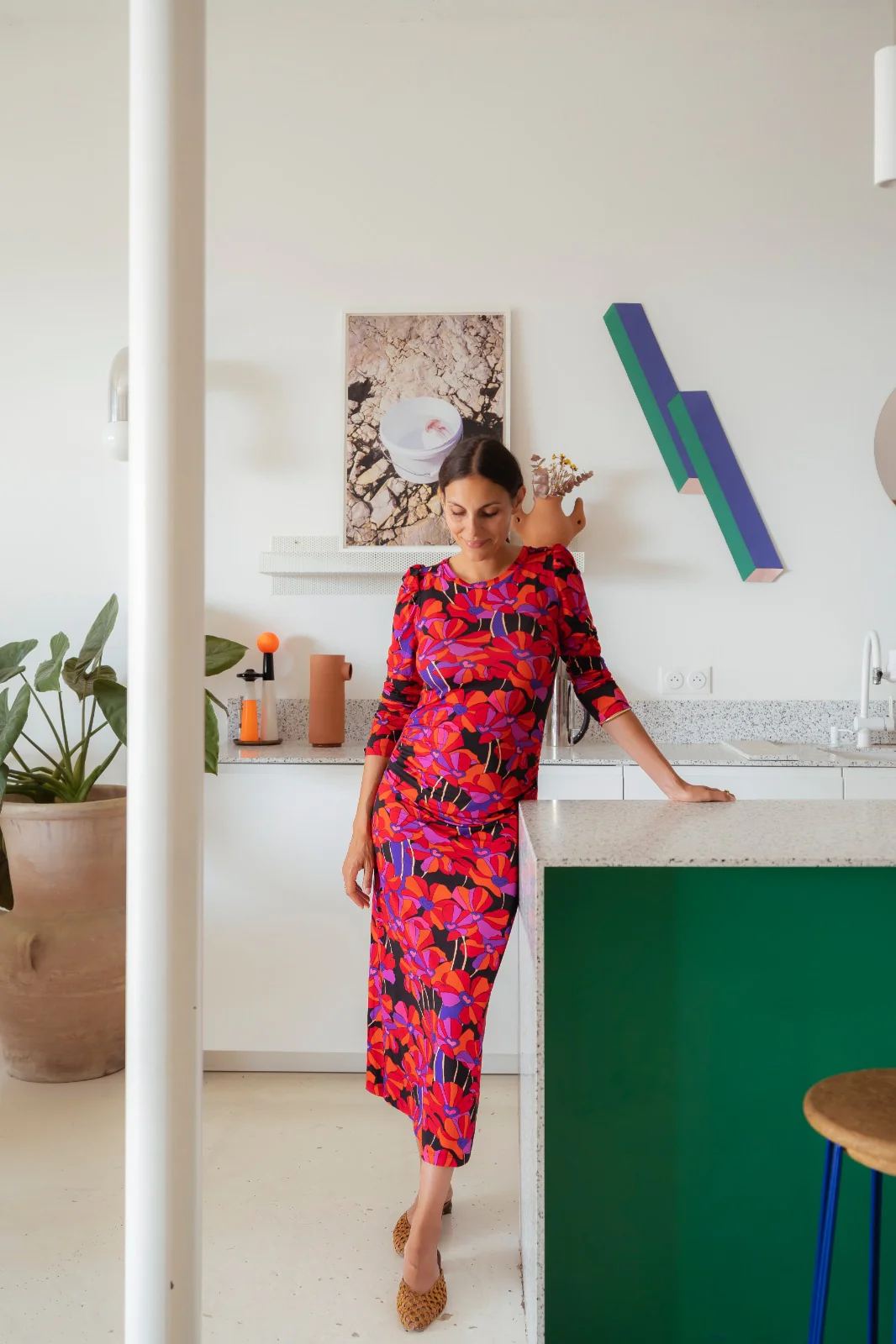 Thelma - Robe Femme Enceinte Flower Power – Image 7