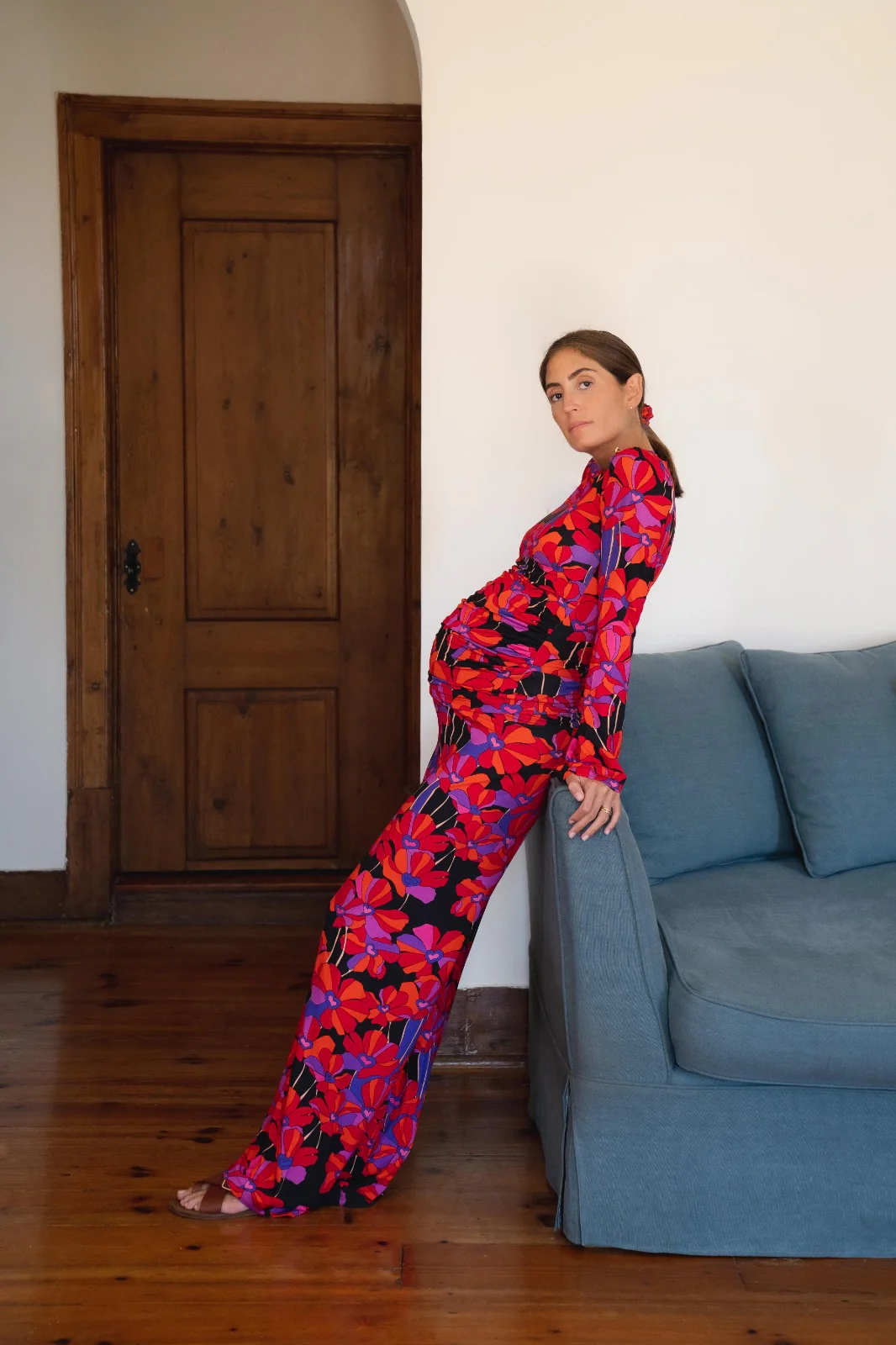 Mona - Top Femme Enceinte Flower Power – Image 9