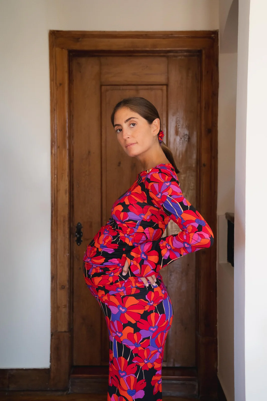 Mona - Top Femme Enceinte Flower Power – Image 7