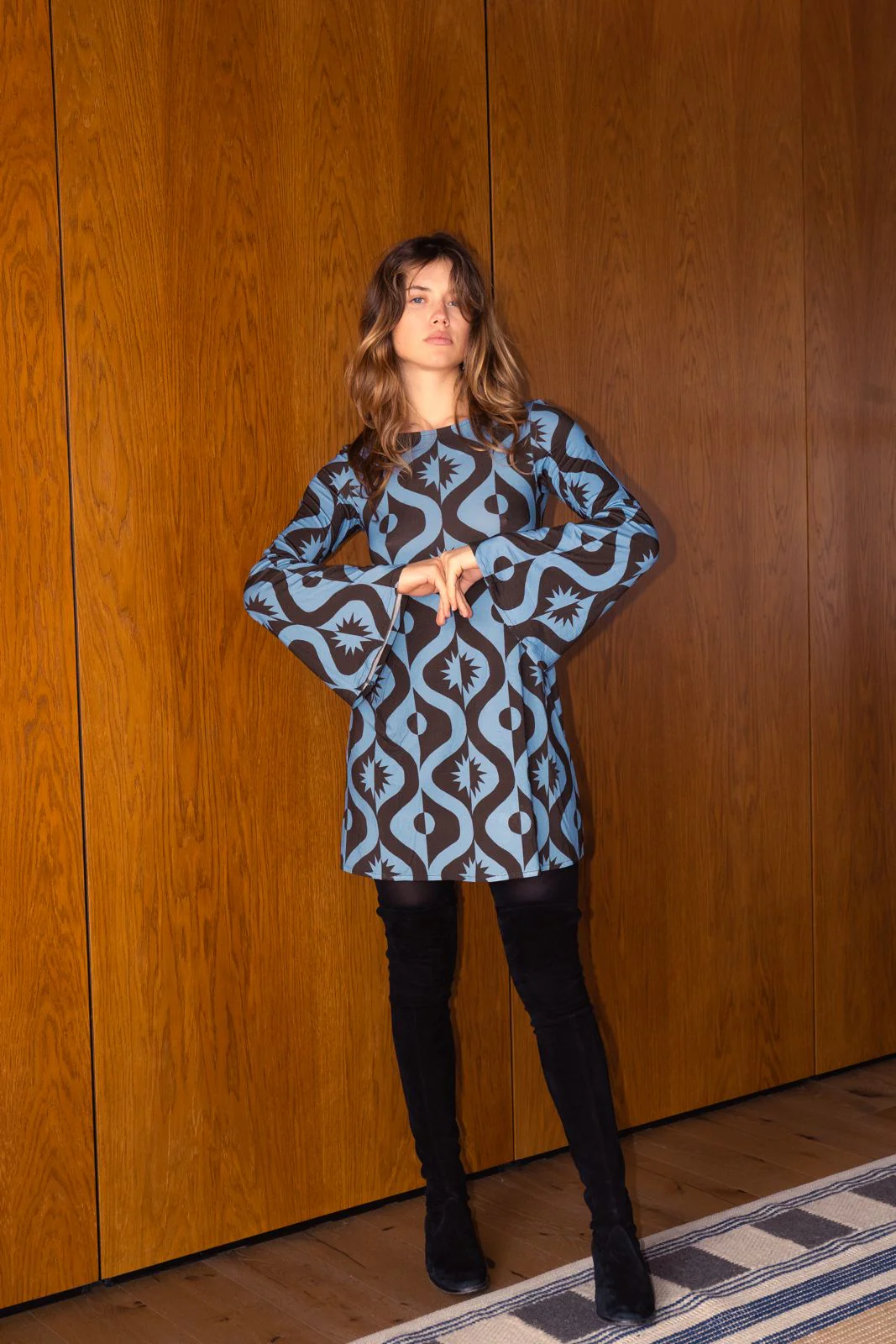 Nina - Robe Femme Full Moon Bleu – Image 9