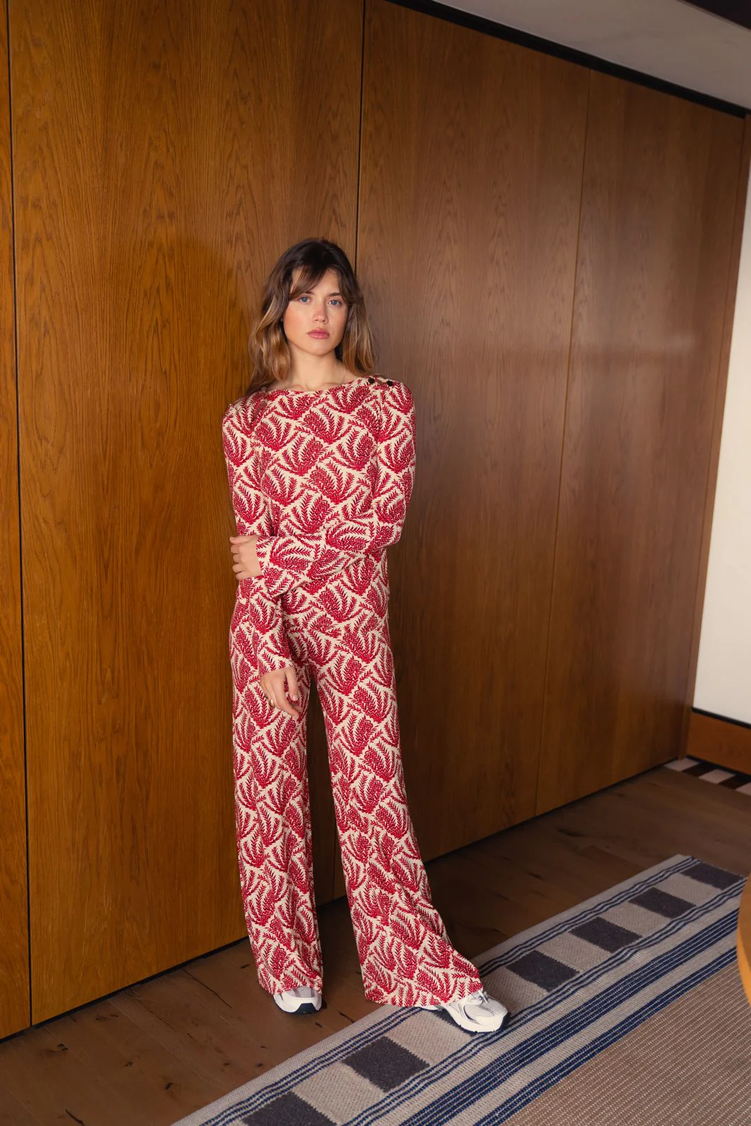 Mona - Top Femme Comporta Rouge – Image 6