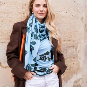 Alma - Foulard Tokyo Bleu