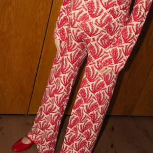 Andrea - Pantalon Femme Enceinte Comporta Rouge