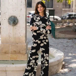 Andrea - Pantalon Femme Tokyo Noir