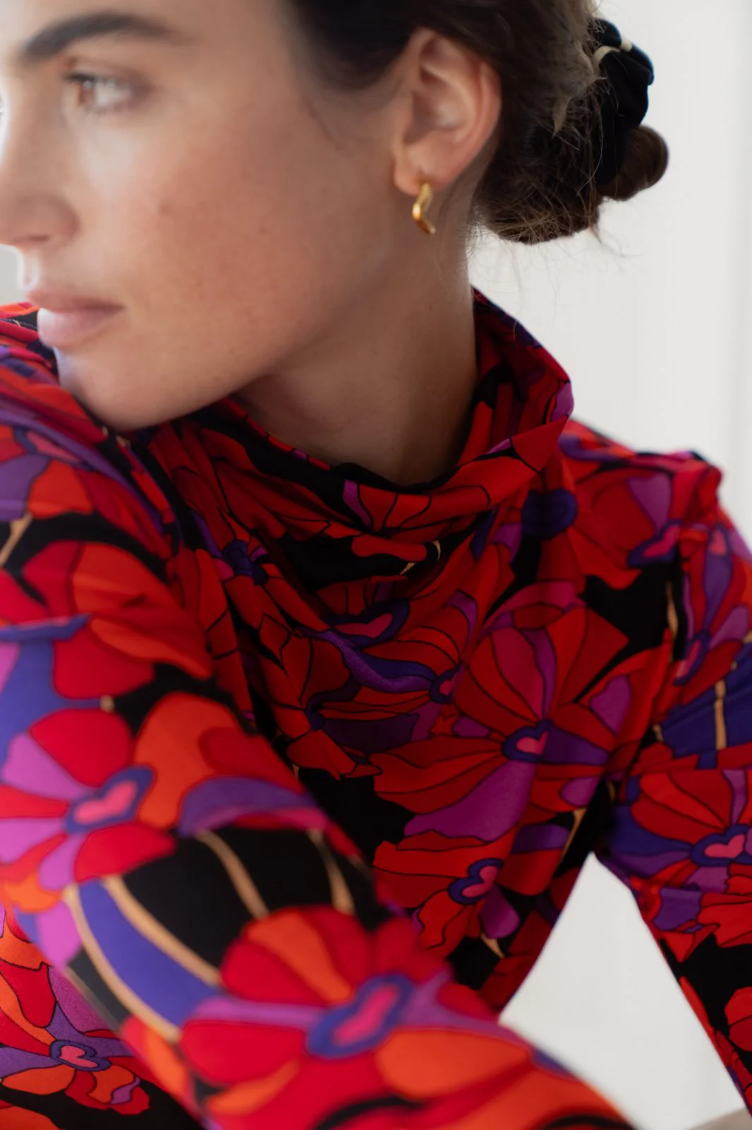 Mathilda - Top Femme Flower Power – Image 6