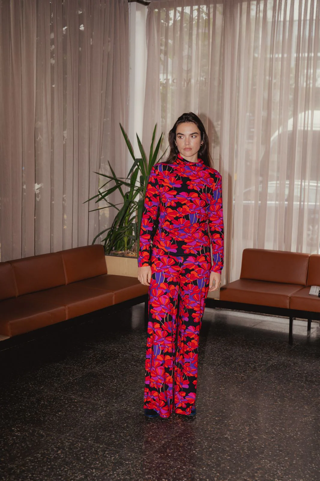 Mathilda - Top Femme Flower Power – Image 5