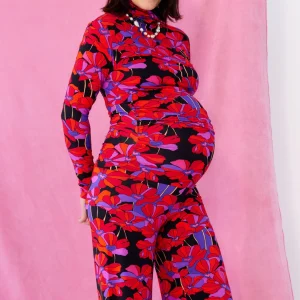 Mathilda - Top Femme Enceinte Flower Power