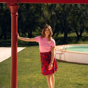 Camilla - Jupe Femme Flower Power