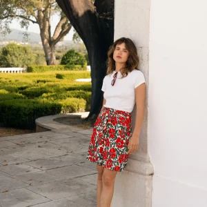 Camilla - Jupe Femme Coquelicot