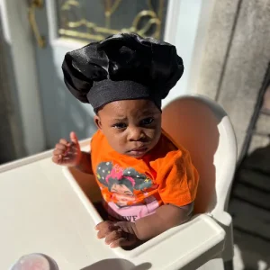 BONNET DE NUIT EN SATIN BÉBÉ UNI 2-8 ans- Serenity Night