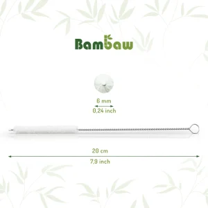Brosse / goupillon en coton pour paille de 6 mm - à partir de 6 ans