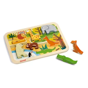 Casse-tête en bois  ZOO Janod / puzzle chunky