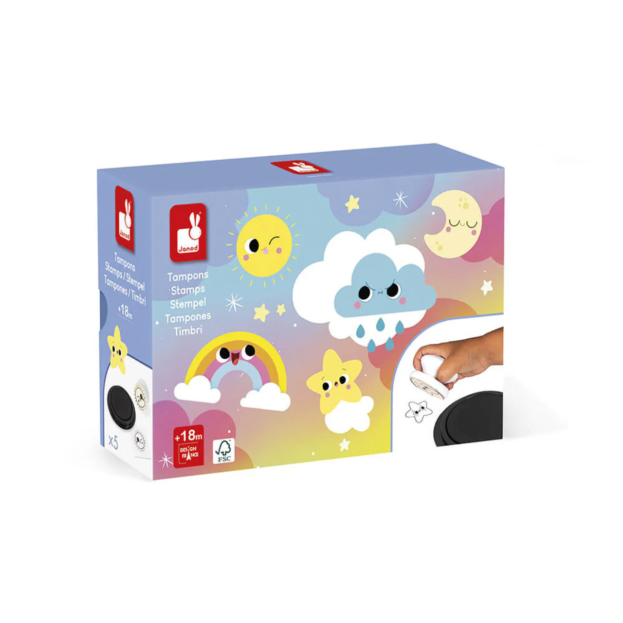 Coffret 5 Tampons rêve Stampinoo