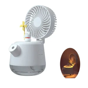 Humidificateur bébé 4en1 rechargeable avec veilleuse - ECCO