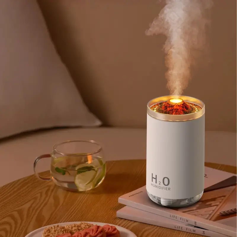 Humidificateur d'air 2en1 veilleuse chaude volcanique - RAKI – Image 4