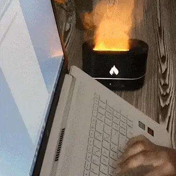 Humidificateur d'air diffuseur huile essentielle flamme - BRASERO