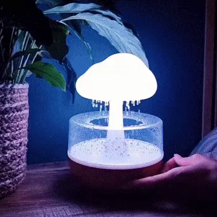 Humidificateur diffuseur huile essentielle fontaine effet pluie - MOOD