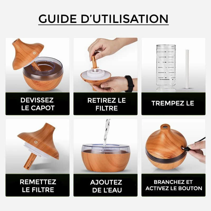 Humidificateur d'air huiles essentielles - VOLCANO – Image 6