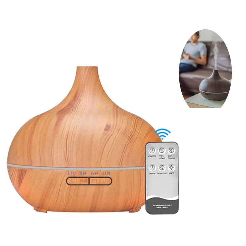 Humidificateur diffuseur huiles essentielles design finition bois - FUJI – Image 2