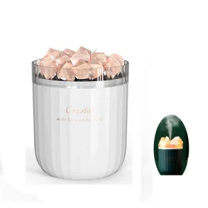 Humidificateur diffuseur pierres de sel gemme naturelles - CRYSTAL
