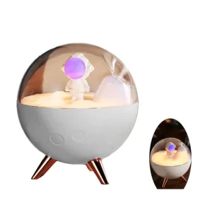 Humidificateur veilleuse lumière chaude astronaute - ANDY