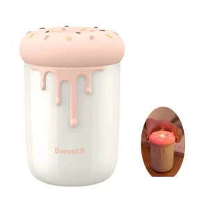 Mini humidificateur d'air ultrasonique et silencieux - DONUT