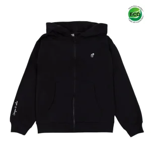 Veste à capuchon noire S22L50-14