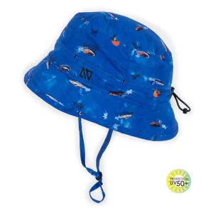 Chapeau uv Nano S23cuv300 bleu royal à motif